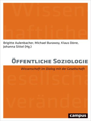 cover image of Öffentliche Soziologie